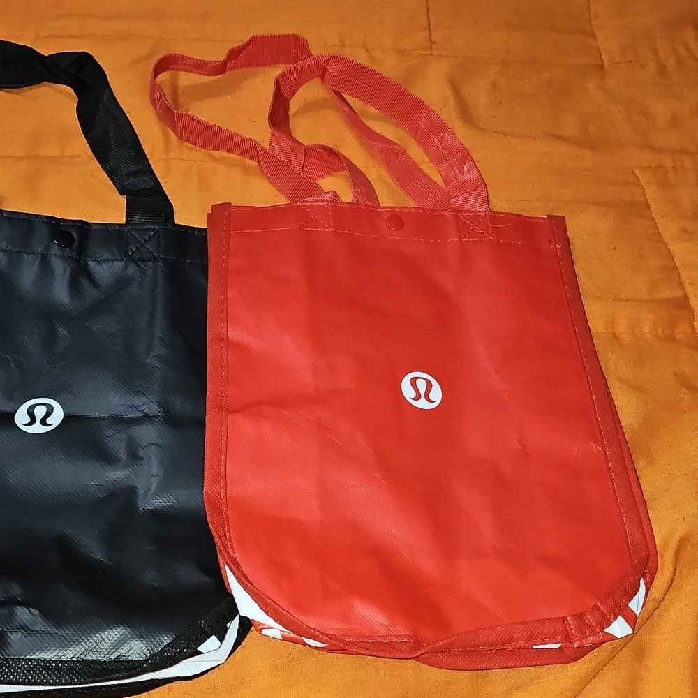 Lululemon Reusable Small Totes!! 3 Different Bags